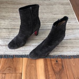 Christian Louboutin Suede Booties